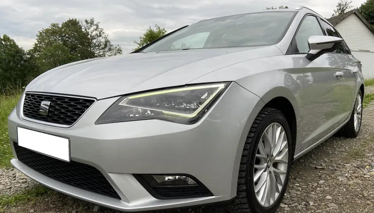 seat małopolskie Seat Leon cena 46900 przebieg: 206000, rok produkcji 2016 z Limanowa